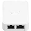 Bewinner Switch di Rete Gigabit, 2 Porte 10/100/1000 Mbps, Switch di Estensione Poe out 1 in 2 out, Adattatore Splitter di Rete RJ45, Switch di Rete Gigabit