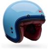Bell Casco Moto Jet Bell CUSTOM 500 CRATE Blu Ghiaccio