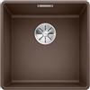 BLANCO SUBLINE 400-F - Lavello da cucina in granito filo-top per basi di lavello con larghezza di 50 cm - SILGRANIT - Marrone - 523499