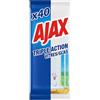 Ajax Triple Action - Salviette per la pulizia delle finestre, 40 pezzi