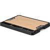 Einhell E-Case - Piano di lavoro originale (50 x 36 x 4,2 cm, portata massima 84 kg, sistema Einhell E-Case System, robusto bambù, per il trasporto, accessori