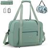 SPAHER Borsone da Viaggio British Airways 40x30x15 Bagaglio a Mano Borsone Palestra Sportiva Grande 20L Donna Uomo Impermeabile Borsa da Viaggio Piscina Fitness Travel Duffel Cabin Bag Verde
