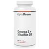 GymBeam Omega 3 + Vitamina D3 olio di pesce softgel 240 St