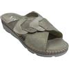 Loren, Sandalo donna, Fascia regolabile a strappo (Beige&Oro, Sistema Taglie Calzature EU, Adulto, Numero, Media, 39)