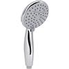 GEDY G-Tech 08, Doccetta per doccia 3 getti, Soffione doccia in ABS con finitura cromata, 5 anni di garanzia, Design R&S Gedy, Filtro doccia antisabbia incluso