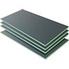 AICA ITALY SRL Pannello di Costruzione da Piastrellare in Estruso Polistrirene Rigido XPS Isolamento della Casa e del Bagno 1250x600X25 mm (4 pezzi/set)