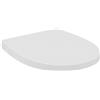 Ideal Standard Sedile WC universale con meccanismo di chiusura ammortizzata, sedile WC ovale rimovibile per una facile pulizia, antibatterico - Bianco (365x425x45 mm)
