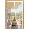 LUYANXY Zanzariera Magnetica 120x195cm, Zanzariera Porta Finestra Tenda Bianco, Zanzariere Magnetiche Balcone, Anti Insetti Traspirante Chiusura Automatica, Non ho più fastidiosi insetti in casa