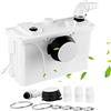 Vigevee Pompe per Fognature Sanitarie, 700W 4 IN1 Sistemi di Sollevamento per uso Domestico, Trituratore Maceratore Pompa per Pompa Domestica 190L/min per Lavabo Doccia WC