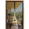 LUYANXY Zanzariera Magnetica 200x210cm, Zanzariera Porta Finestra Tenda Nero, Zanzariere Magnetiche Balcone, Anti Insetti Traspirante Chiusura Automatica, Non ho più fastidiosi insetti in casa