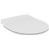 Ideal Standard Sedile WC universale con meccanismo di chiusura ammortizzata, sedile WC ovale rimovibile per una facile pulizia, antibatterico - Bianco (365x425x50 mm)