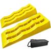 Generic Campeer Blocco di livellamento per , 2 cunei resistenti per auto, cunei per ruote, blocchi di livellamento per terreni irregolari, cunei e livellatori leggeri per rimorchi, e
