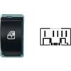 PROPOSTEONLINE Interruttore Alzacristalli realizzato per FIAT IDEA dal 2003 al 2012 Sinistro Pulsante v.Alz. post man 735421044LH