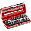 Facom FAC30996 - Set di 31 punte 1/4 + cricchetto R.180J31PB