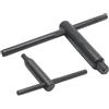Axorafow Chiave quadrata per chiave CNC per mandrini per tornio - Chiave da 10 mm, 12 mm, 14 mm, con impugnatura a T goffrata, in acciaio al carbonio con finitura nera antiscivolo, impugnatura da 17 mm, per