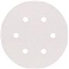 Bosch Professional 2608605024 - Fogli abrasivi per levigatrici orbitali casuali, ideali per vernice, diametro 150 mm, 6 fori-grana 80