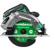Metabo HPT Sega circolare senza fili MultiVolt da 18 V, lama per sega da 18 cm, solo utensile elettrico, senza batteria, luce da lavoro a LED, soffiatore di polvere, chiave per lama e protezione