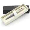 CustomDesign.Shop Penna Parker Jotter XL personalizzata + Scatola regalo (Grigio) | Penna incisione su misura con nome | Personalised Engraved Pen | Regalo originale per lui o per lei