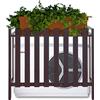 Mendler Copri condizionatore Esterno Copertura Protettiva e Decorativa HWC-K58 80x90x39cm Alluminio - Marrone