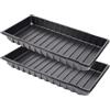 Garronda GD-0065 - Ciotola per piante e piante, 60 x 30 cm, colore: Nero