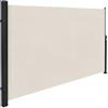 BOUDECH Tenda laterale avvolgibile parasole e frangivento 180x300cm con struttura inossidabile interamente in alluminio - Separè divisore frangivista da giardino per privacy e riservatezza. (Beige)