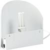 JOYGIFT TRAPPOLA LUMINOSA ECOFLY per mosche e insetti volanti A PIASTRA COLLANTE con feromoni e LAMPADA UV DA 20 W (HACCP)