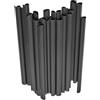 Garronda Clip di Fissaggio per Strisce frangivista 19 cm in PVC, 30 Pezzi per Recinzione Giardino Esterno e ringhiera Balcone, Accessori da Montaggio Schermo Privacy GD-0174 Antracite