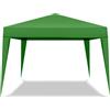 FRANKYSTAR Telo di copertura per gazebo 3x3 mt. Copertura di ricambio per gazebo pieghevole 3x3 mt. Colore bianco, verde o blu.