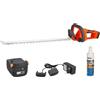 STOCKER - Kit Tagliasiepi a Batteria 21V Power Line con Motore Brushless, Batteria Fast Charge 2,6Ah, Caricabatterie Doppio 21V e Bladeup - Lame 50 cm, Doppia Velocità