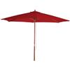 Mendler Ombrellone giardino spiaggia N81 Florida ø 300cm poliestere - bordeaux
