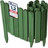 Garronda Rollborder Recinzione in legno flessibile 100 x 30 cm bordatura giardino bordura per aiuola staccionata in legno cordolo Decorazione da frutteti Palizzata GD-0148 Verde Scuro