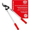 FELCO 211-60 Forbici da potatura (lunghezza 60 cm, testa di taglio a trazione, forbici da giardino taglio Ø 35 mm, manici in alluminio, forbici per lavori di taglio pesanti)