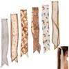 Aribliseza Set da 6 Foulard Boho in Seta per Donne, Eleganti Accessori per Capelli, Collo, Polso e Borse