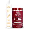 I Belli Capelli Ravenna Repair Hair Treatment Kit- Hair Keratin Treatment 1kg/35.02 oz+ Anti-Residue Shampoo 300ml/10.1 fl.oz- Set di Capilar Para el Cabello & Clarifying Shampoo per un effetto più lu