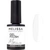 Melissa Professional Melissa Smalto Unghie Gel Polish Semipermanente 9 ml | Colore N. 328 Bianco Gesso - Brillantezza e Tenuta Fino a 3 Settimane