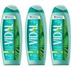 VIDALFORCE Vidal White Musk - 3 bagni in schiuma di muschio bianco, 500 ml