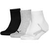 PUMA Bwt Quarter 3p, Calzini Unisex - Bambini e ragazzi, Black - New, 23-26