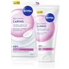 NIVEA Crema Giorno Nutriente SPF 15 50 ml, Crema idratante viso con Olio di Argan e Acido Ialuronico per 48h di idratazione intensa, Skincare per pelle secca in pratico tubetto portatile