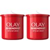 Olay Regenerist Crema Giorno Viso SPF30 Refill. Antirughe + Rassodante con protezione SPF30, Niacinamide e Peptidi Anti-Età. Rinnova, Rassoda e Idrata. Non unge 50ml (Confezione da 2)