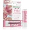Equilibra, Rosa Ialuronica Balsamo Labbra, con Cere di Rosa Damascena e Centifolia, Acido Ialuronico, Pearly, Per labbra idratate fino a 24 ore*, Delicatamente Profumato, 5,5 ml