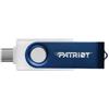 Patriot Pen Drive 64GB Patriot Xporter X550 USB-A/C 3.2 Blu/Bianco [PS64GX550AAD]