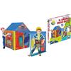 MANDELLI SPA Tenda Gioco Garage delle Auto per Bambini 120×95×110 cm Mandelli