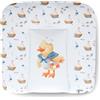 Kikido Materassino Fasciatoio 70x75 - Papera - Cuscino Fasciatoio Lavabile per Cambio Pannolino - Materasso Fasciatoio Neonato per Cassettiera Impermeabile 75x70 - Universale