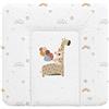 Ceba Baby® Fasciatoio Materassino - Fasciatoio neonato morbido - Cuscino Fasciatoio Lavabile per bambine e bambini - certificato Öko-Tex - impermeabile - 75x72 cm - giraffa