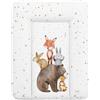 Ceba Baby® Fasciatoio Materassino - Fasciatoio neonato morbido - Cuscino Fasciatoio Lavabile per bambine e bambini - certificato Öko-Tex - impermeabile - 70x50 cm - Amici della foresta