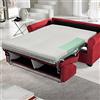 Flexinn Jolly - Materasso per Divano Letto 160x180 alto 12cm. Sfoderabile e lavabile in lavatrice. Adatto per camper, roulotte, brandine.
