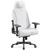 DIABLO X-Eye Prime Sedia Gaming Ergonomica in Tessuto con Seduta Raffreddante, Poggiatesta Magnetico Memory, Supporto Lombare Regolabile ProSpine, Braccioli 4D e Base in Metallo Ghosted White