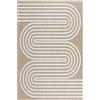 STORESDECO Tappeto vinile PVC Premium Pavimento di alta gamma Onde bianche 60x90 cm | Antiscivolo lavabile impermeabile extrapiatto antiallergico per interni esterni cucina passatoia soggiorno bagno STORESDECO
