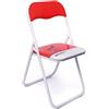 Excelsa Sedia Snoopy in Metallo, Rossa, 5 x 43 x 93 cm