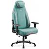 DIABLO X.Eye Prime Sedia Gaming Ufficio Ergonomica Poltrona Gamer Tessuto Poggiatesta Magnetico Seduta Rinfrescante Supporto Lombare Regolabili Braccioli 4D Caricabile fino a 140 kg Mystic Mint